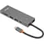 Адаптер HiSmart USB Type-C - 2 x USB 3.0, HDMI, SD, TF - мініатюра 1