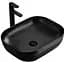 Умивальник Rea Belinda 33,5x46,5 black mat (REA-U8470), Матова - мініатюра 1