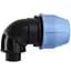 Колено ПНД Vsplast 63x1 1/2 '' Н 4003 000007901 - миниатюра 1