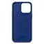 Кожаный чехол-панель для Apple iPhone 14 Pro Max, FAKE Leather Case, синий, искусственная кожа, премиальный, противоударный, защита всего корпуса, с мягкой подкладкой, поддержка MagSafe и беспроводной зарядки, ArmorStandart (ARM64462) - миниатюра 2