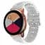 Силиконовый ремешок Flower для Xiaomi Amazfit GTS 2 2e 3 4 mini - белый ширина крепления 20мм Watchbands (W32-1WB23969021) - миниатюра 2