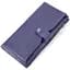 Стильний вертикальний гаманець із натуральної шкіри KARYA 21423 синій - мініатюра 1
