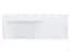 Умивальник Miraggio Viola 1200 L matt 0002661, Білий матовий - мініатюра 2