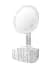 Косметическое настольное круглое зеркало Cosmetic Mirror HH098 26 LED на подставке с подсветкой белое - миниатюра 1