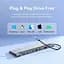 Док-станція USB3.1 Type-C - HDMI/VGA/USB3.0x3/RJ45/SD/TF/TRRS 3.5mm/PD 100W Vention 11in1 (THTHC) - миниатюра 3