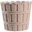 Горшок для цветов Violet House Bamboo Beige с дренажем 1.2 л (1054 BAMBOO BEIGE 1.2 л) - миниатюра 1