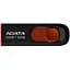 USB флеш накопичувач ADATA 32Gb C008 black+red (AC008-32G-RKD) - мініатюра 1