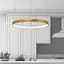 Світильник підвісний Friendlylight Santorini 58 LED 50W 3000 4000K Gold FL3015 - мініатюра 1