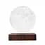 Магнітна левітаційна лампа HCNT Levitating Lamp Moon Dark Wood Grain SIM10-GW5-M - мініатюра 1