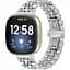 Металевий ремінець Primolux Steel Link для годинника Fitbit Versa 4/Fitbit Sense 2 Silver - мініатюра 1