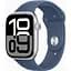 Смарт-годинник Apple Watch Series 10 GPS 46mm Silver Alu. Case w. Denim Sport Band - S/M (MWWL3) - мініатюра 1