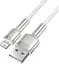Кабель Baseus Cafule Metal USB to Lightning 1м White (CALJK-A02) [82098] - мініатюра 2