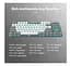 Клавіатура ігрова механічна Aula Mechanical F-3287 White-Grey Keycap KRGD Blue - мініатюра 8