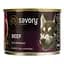 Влажный корм для взрослых собак всех пород Savory Dog Gourmand с говядиной 200 г - миниатюра 1