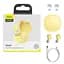 Навушники BLUETOOTH Baseus WM01 Encok TWS 5Hours, BT5.0, 40mAh/300mAh| (NGWM01-04) yellow - мініатюра 2