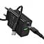 СЗУ Hoco CS95A Leader PD30W+QC3.0 (1USB-A/1C) + кабель Type-C to Type-C Black - миниатюра 5
