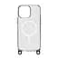 Чехол-панель для Apple iPhone 14 Pro Max, Crossbody Air MagSafe Rope, прозрачный, противоударный бампер с ремешком, поддержка MagSafe и беспроводной зарядки, защита корпуса, TPU+PC, ArmorStandart (ARM77792) - мініатюра 1