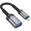 Адаптер Hoco UA24 iP male to USB female 2.0 converter Темно-серый - миниатюра 1
