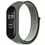 Ремешок Nylon New для Xiaomi Mi Band 3/4/5/6/7 Dark Olive / Green - миниатюра 1