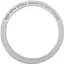 Стальная пластина DK для MagSafe Ring Letter на скотче (Кольцо О / white) - мініатюра 1