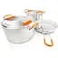 Набір посуду GSI Outdoors Glacier Stainless Base Camper Medium (1099-68183) - мініатюра 1