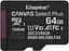 Карта пам'яті microSD 64GB C10 UHS-I A1 V10 R100MB/s Kingston teh0013743 - мініатюра 1