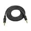 Кабель мультимедійний 3.5mm M to 3.5mm M 3.0m black Voltronic (YT-AUXGJ(M)/(M)-3.0-B) - мініатюра 1