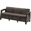 Софа садова пластикова Allibert Corfu love seat max коричнева - мініатюра 1