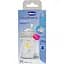 Бутылочка стеклянная Chicco Natural Feeling 81221.30 силиконовая соска 250 мл - миниатюра 7