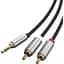 Кабель Cabletime 3.5 мм - 2xRCA (M/M), 1.8 м, Black (CF13K) - мініатюра 1