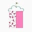 Пелюшки багаторазові Cosas дитячі Flamingo Dots 2 шт., 80х100 см, рожеві - мініатюра 3