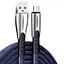 Кабель ColorWay USB - micro USB (M/M), 2.4 А, 1 м, Blue (CW-CBUM011-BL) - миниатюра 1