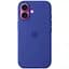 Силиконовый чехол CasePro Silicone Case with MagSafe Ultramarine для iPhone 16 - миниатюра 3