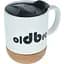 Керамическая кофейная кружка OldBro classic White 414 мл с пробковым дном и крышкой - миниатюра 1
