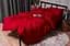 Комплект постельного белья Moon&Star Satin Stripe Stripe Red семейный 160х220х2 наволочки 4х50х70 - миниатюра 6