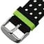 Двойной ремешок Primo с перфорацией для часов Xiaomi Huami Amazfit SportWatch 2/Amazfit Stratos Black Green - миниатюра 5