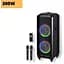 Акумуляторна акустична система XPRO HS-TD1010 колонка валіза 300Вт USB SD FM радіо Bluetooth 2 радіомікрофони ДУ (MER-15696) - мініатюра 2