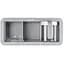Полка с емкостями для хранения специй МВМ My Home, белая с серым (KP-12 WHITE/GRAY) - миниатюра 2