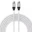 Кабель Baseus CoolPlay Series Fast Charging Cable Type-C to Type-C 100W 1m CAKW000202 White - миниатюра 1