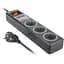 Мережевий подовжувач REAL-EL RS-3 USB CHARGE 1.8m, black (EL122500001) - мініатюра 9