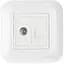 Розетка Brille TB-1TV+1TF WHite (135245) - миниатюра 1