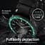 Безель Sikai для смартгодинника Xiaomi Watch S3/S4 Green-black - мініатюра 7