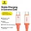 Кабель Baseus 0℃ Series Fast Charging Cable Type-C to Type-C 100W 1m P10368800731-00 Coral - мініатюра 3