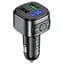 АЗП FM модулятор Hoco E67 QC3.0 (2USB-A) Чорний - мініатюра 2