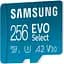 Карта памяти Samsung microSDXC EVO Select 256GB UHS-I U3 Class 10 V30 A2 + SD Adapter (MB-ME256KA) [107645] - миниатюра 4