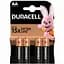 Лужні батарейки пальчикові Duracell 1,5 V АA LR6/MN1500, 4 шт. (706003) - мініатюра 2