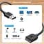 Кабель Matters 2 Pack USB On Off Switch – 1 фут, поддержка данных и питания, короткий удлинительный кабель USBA с ON Off, USB - миниатюра 4