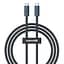 Кабель Baseus Flash Series Ⅱ USB4 Full-Featured Charging Cable Type-C to Type-C 240W 1m P10311803111-00 Black - миниатюра 1