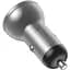 Автомобільний зарядний пристрій Baseus Digital Display Dual USB Car Charger Silver [CCBX-0S] [113777] - мініатюра 3