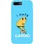 Чохол-накладка Toto Matt TPU 2 mm Print Case Apple iPhone 7 Plus/8 Plus #5 Hate Cardio Sky Blue - мініатюра 1